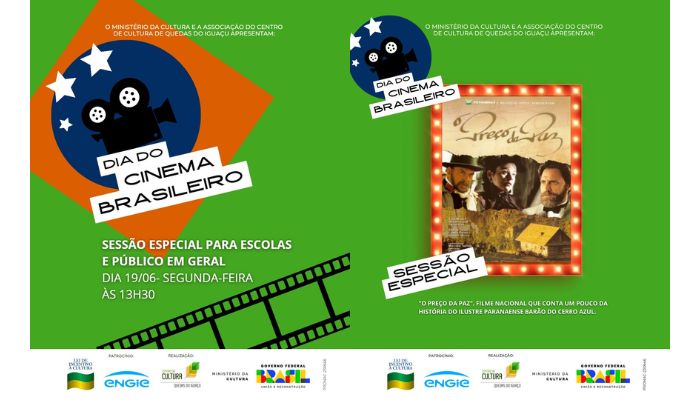 Quedas - Centro de Cultura promove sessão especial de cinema brasileiro